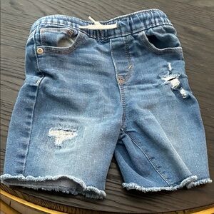Kids Blue Denim Shorts